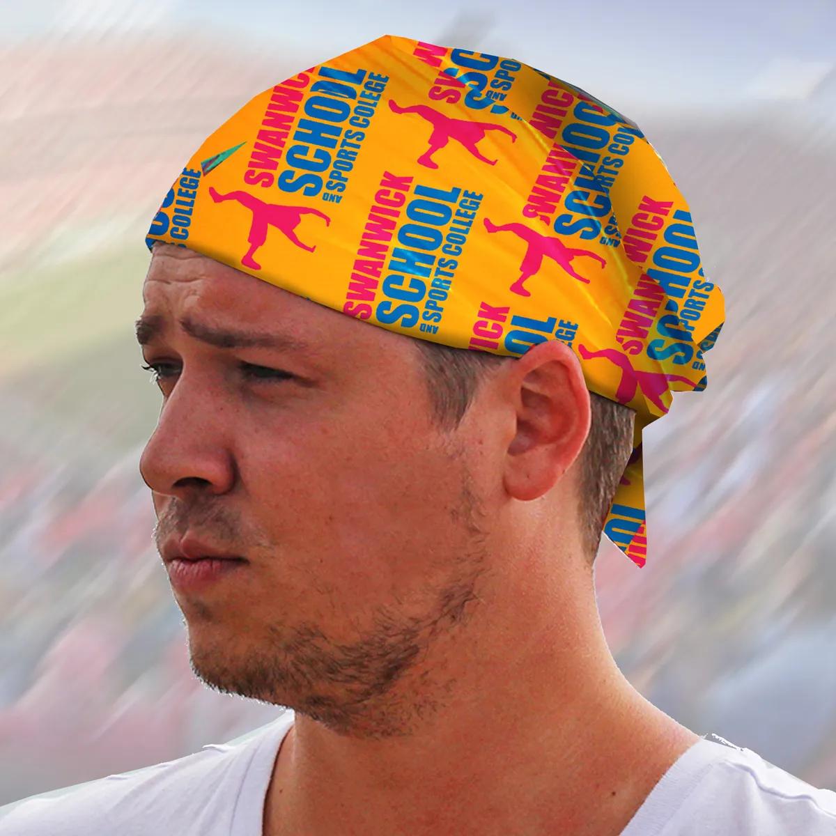 Bandana Sublimation Multi-Use Polyester Import - 22 x 22 in - product view 6