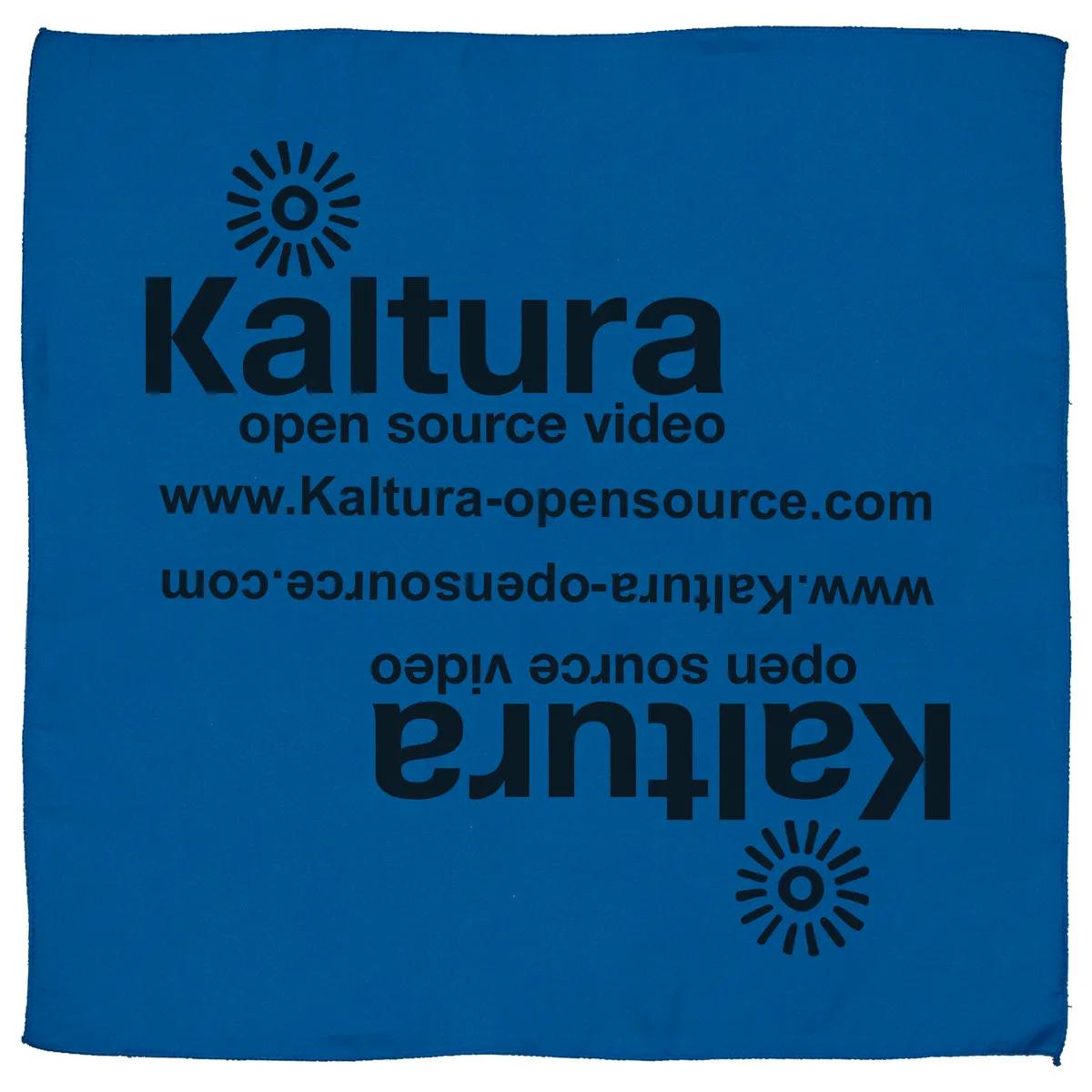 Bandana Silkscreen Polyester Domestic Production - 22 x 22 in - product view 9