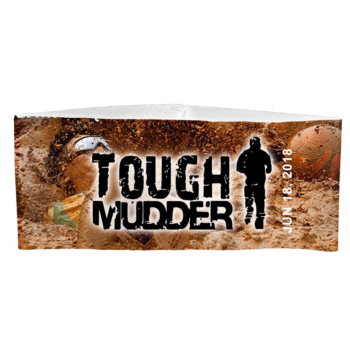 Sports Headband Stretchy Polyester Sublimation - 9.88 x 4 in - product view 2