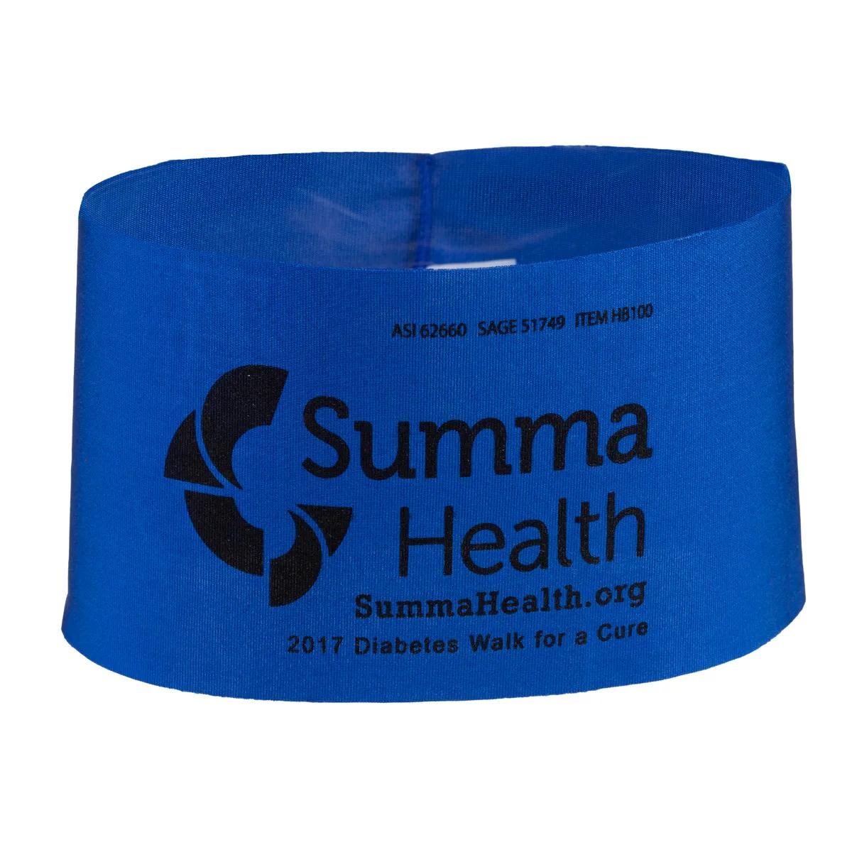 Athletic Headband Polyester Silkscreen Domestic - 9.88 x 4 in - product view 3