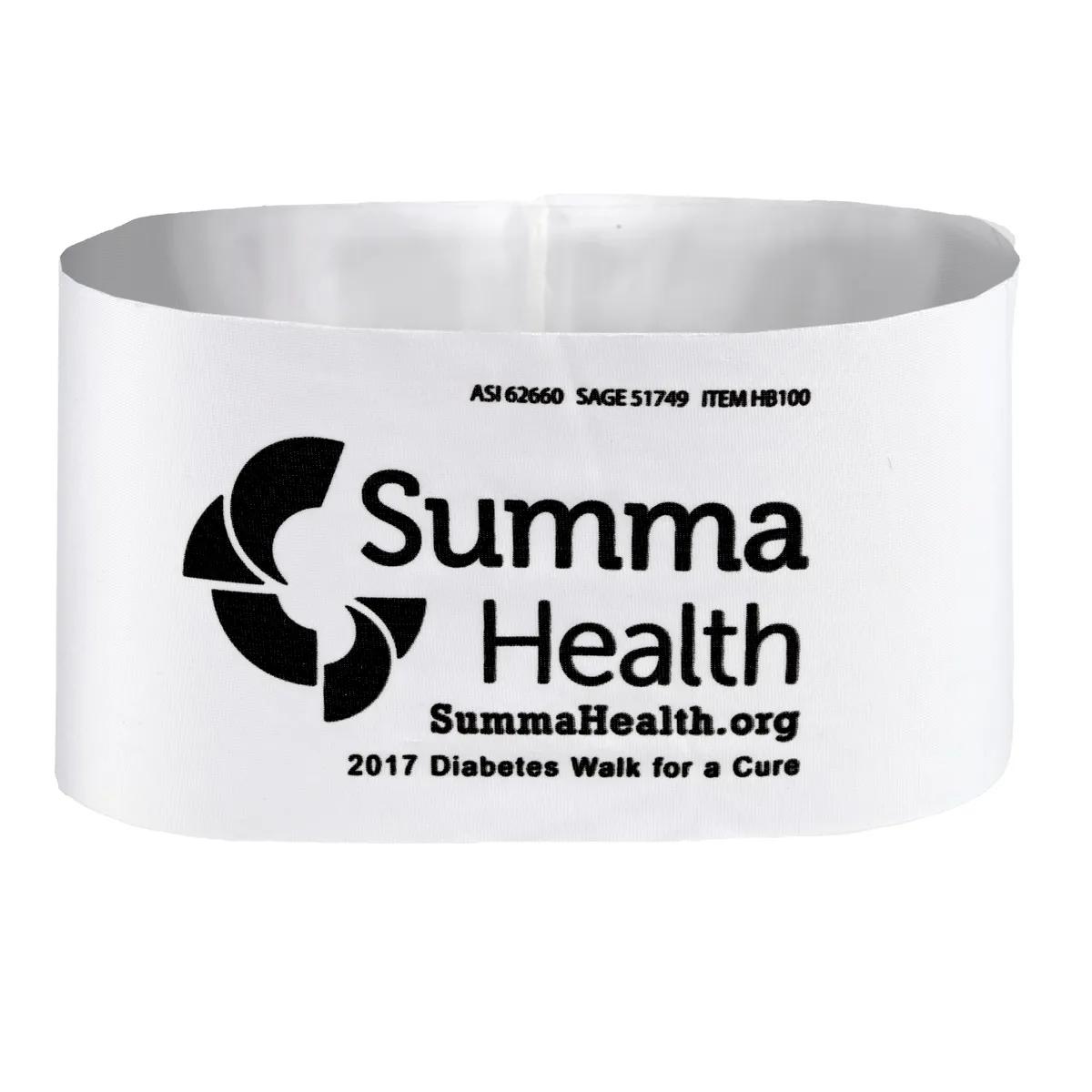 Athletic Headband Polyester Silkscreen Domestic - 9.88 x 4 in - product view 6