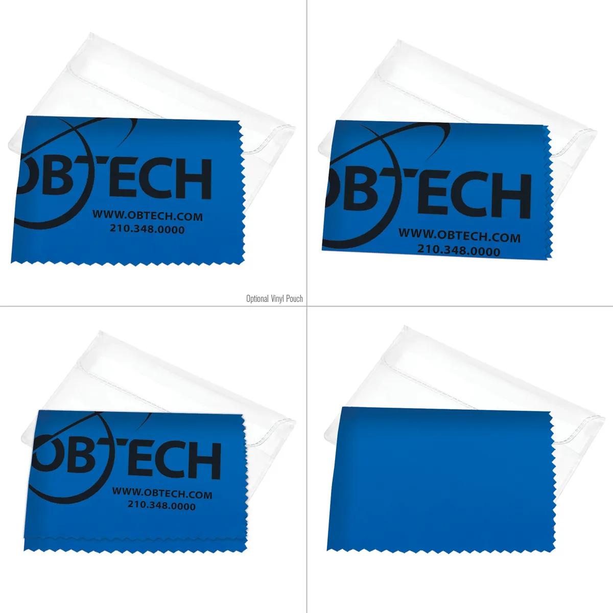 Microfiber Screen Cleaner Recycled RPET Cloth - 5 x 5 in - product view 5
