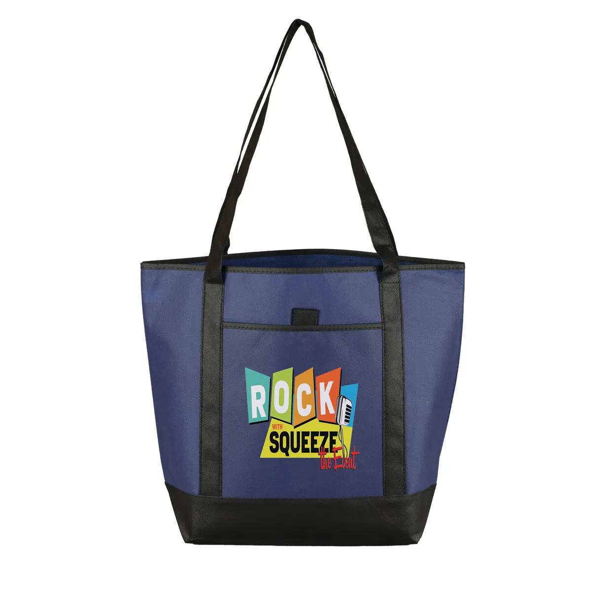 Convention Tote Bag Non-Woven Outside Pocket - 17.5 x 13.5 in - product view 14