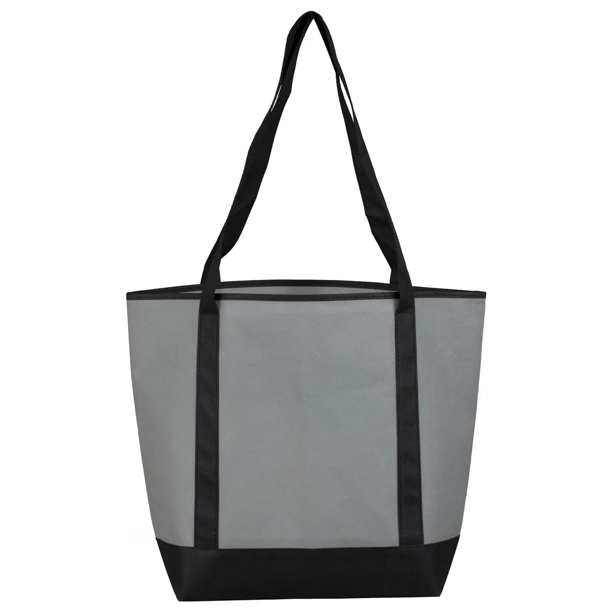 Convention Tote Bag Non-Woven Outside Pocket - 17.5 x 13.5 in - product view 17