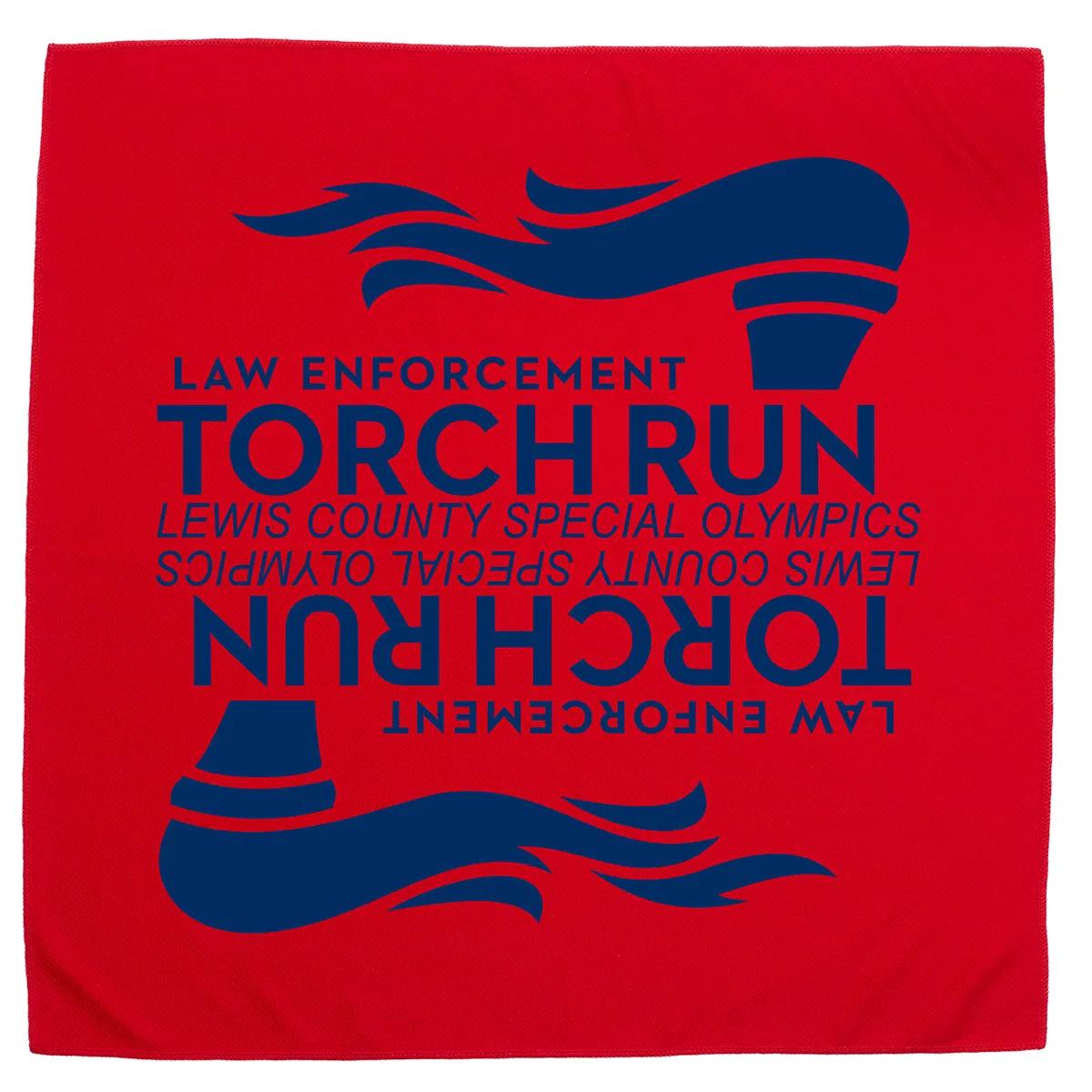 Cooling Bandana Microfiber Water Activated - 22 x 22 in - product view 3