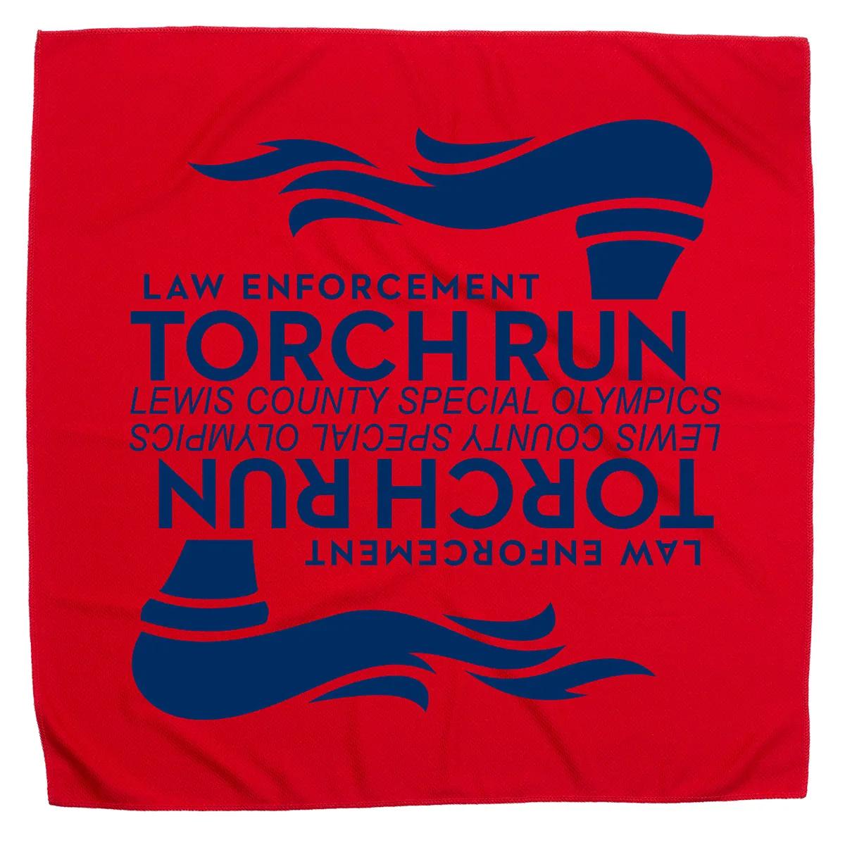 Cooling Bandana Microfiber Water Activated - 22 x 22 in - product view 7