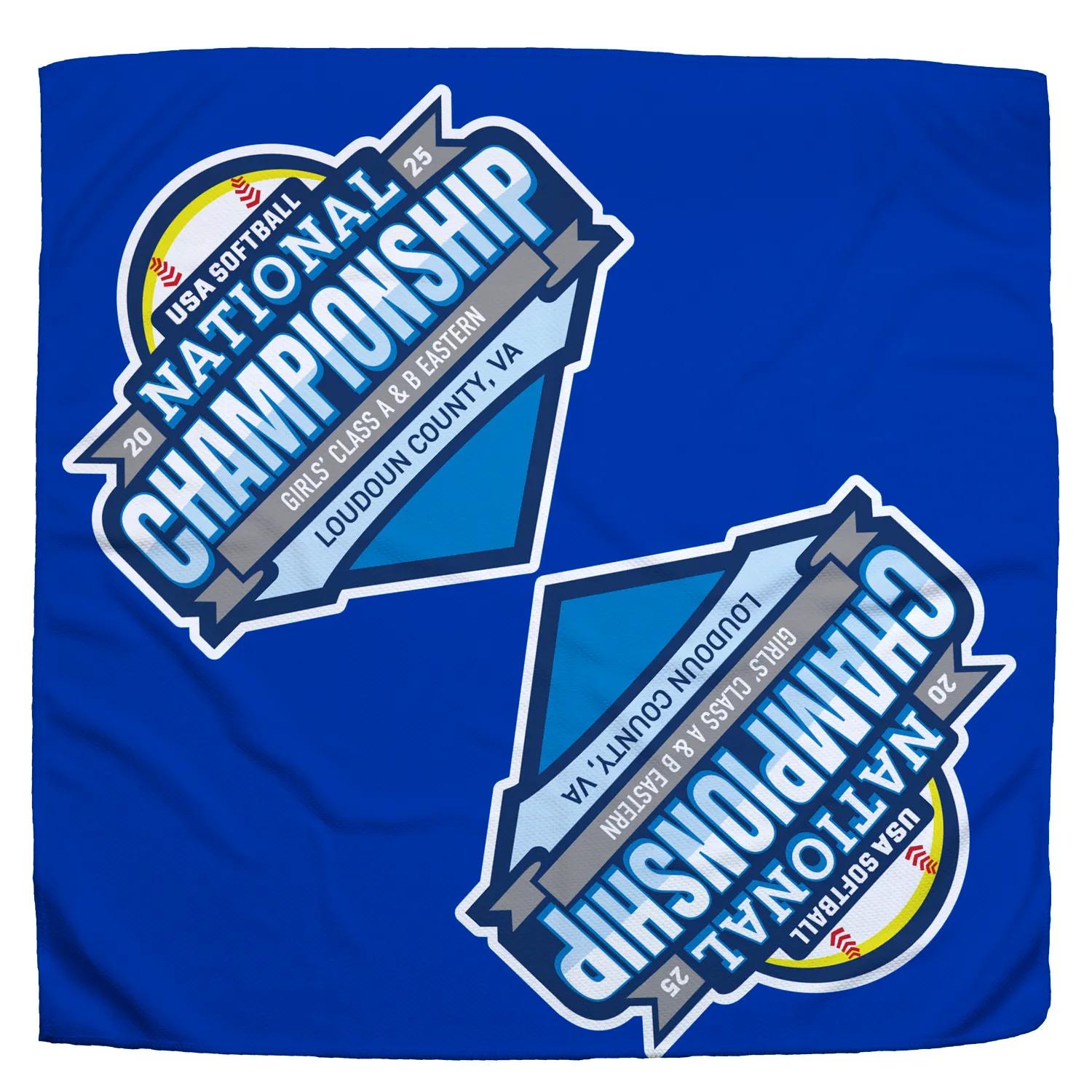 Cooling Bandana Sublimation Polyester Chemical Free - 22 x 22 in - product view 2