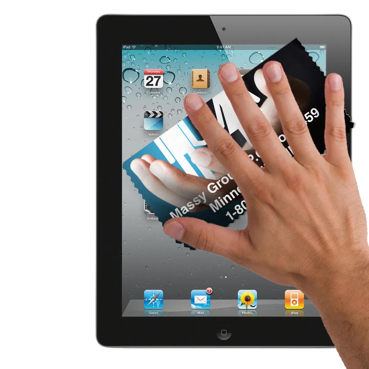 Microfiber Cleaning Cloth Two-Sided Import - 5 x 5 in - product view 2