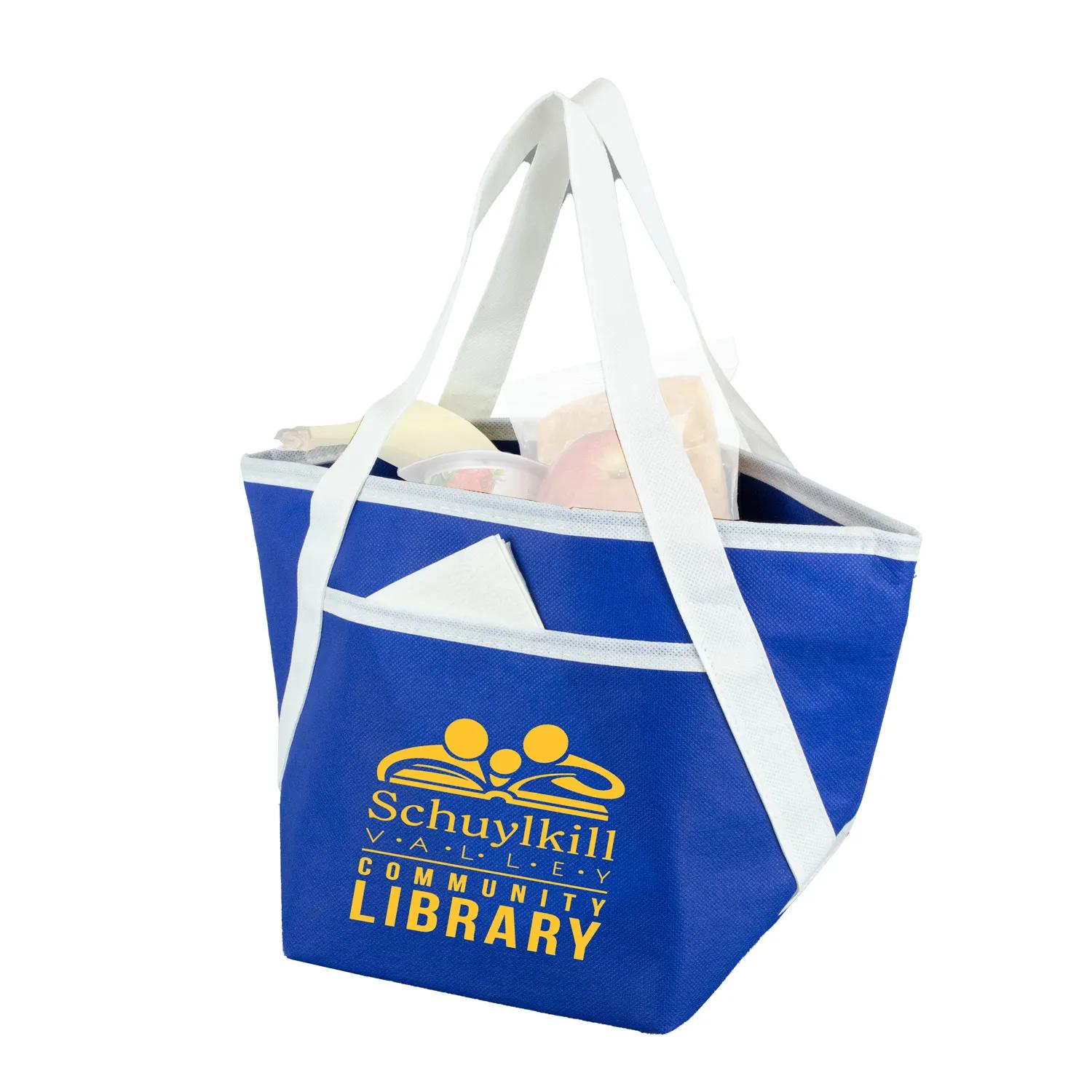 Cooler Tote Bag Insulated 6-Pack Polypropylene - 14 x 8 in - product view 7