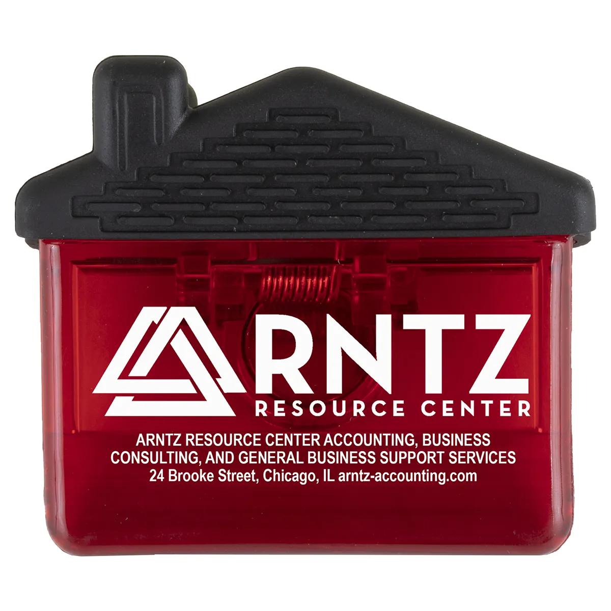 House Shaped Magnet Clip Polypropylene - 2.75 x 2.38 in - product view 4