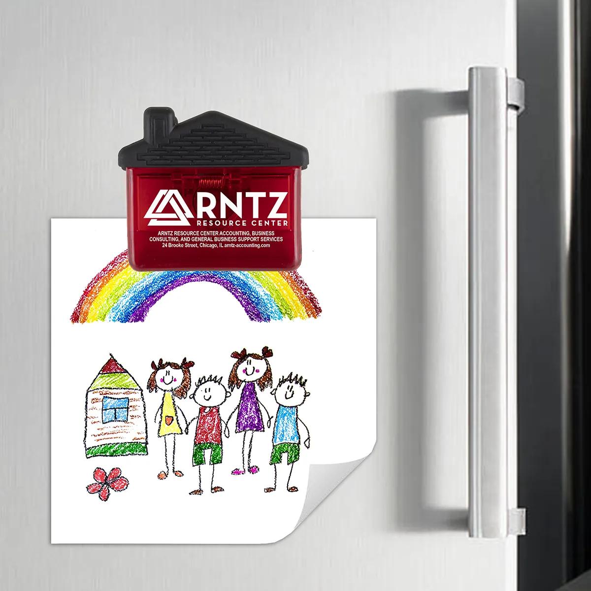 House Shaped Magnet Clip Polypropylene - 2.75 x 2.38 in - product view 16