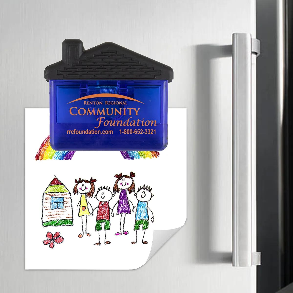 House Shaped Magnet Clip Polypropylene - 2.75 x 2.38 in - product view 17