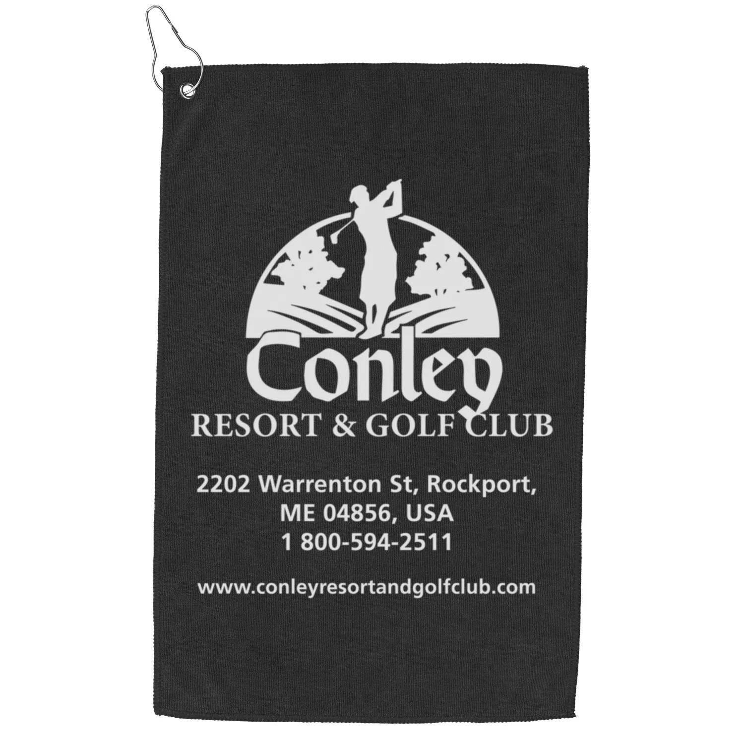 Golf Towel Heavy Duty Microfiber with Grommet - 12 x 18 in - product view 4