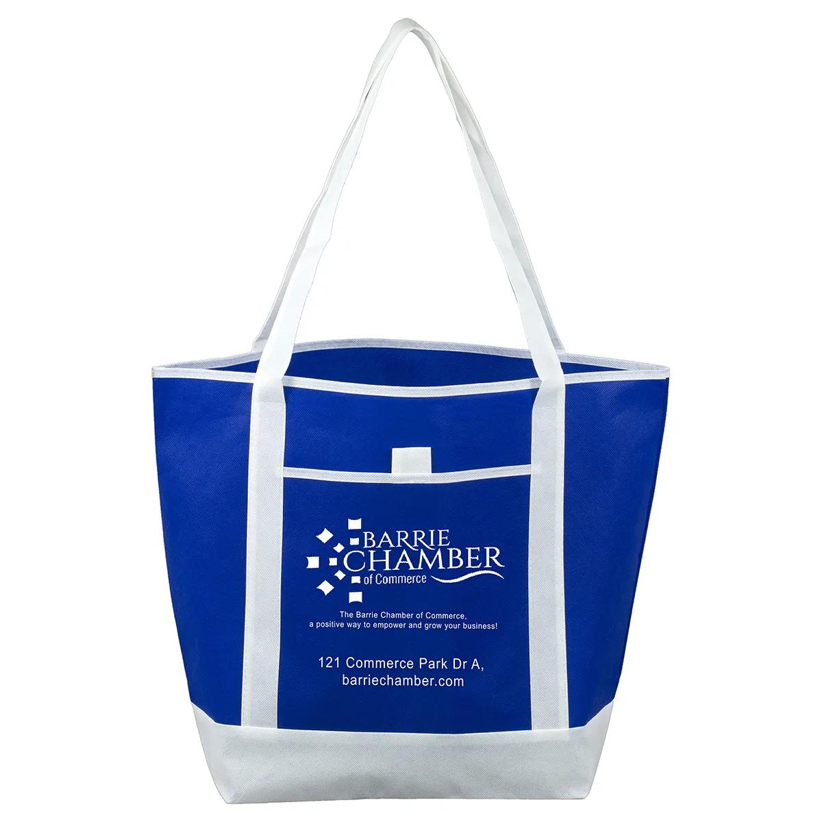 Corporate Tote Bag Large Non-Woven Polypropylene - 17.5 x 13.5 in - product view 8
