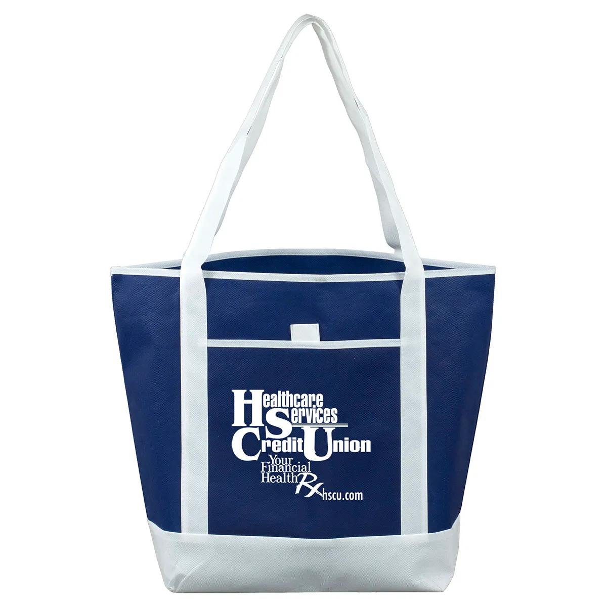 Corporate Tote Bag Large Non-Woven Polypropylene - 17.5 x 13.5 in - product view 10