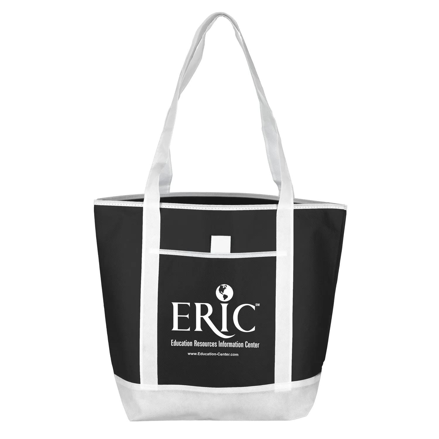 Corporate Tote Bag Large Non-Woven Polypropylene - 17.5 x 13.5 in - product view 11