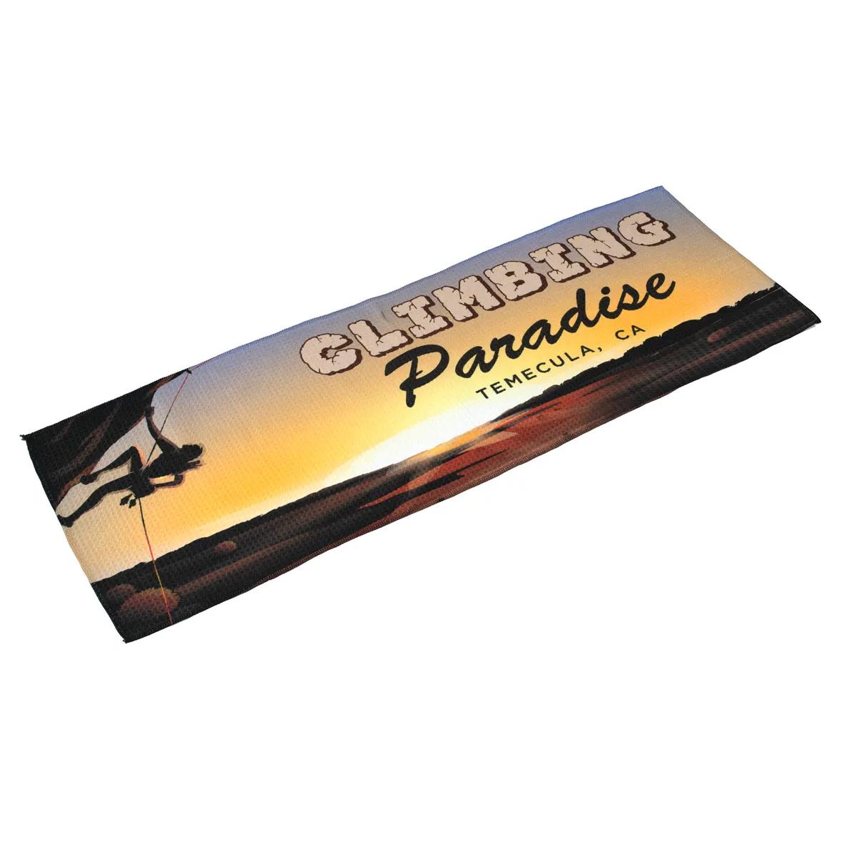 Sports Gym Towel Waffle Weave Polyester - 12 x 32 in - product view 15