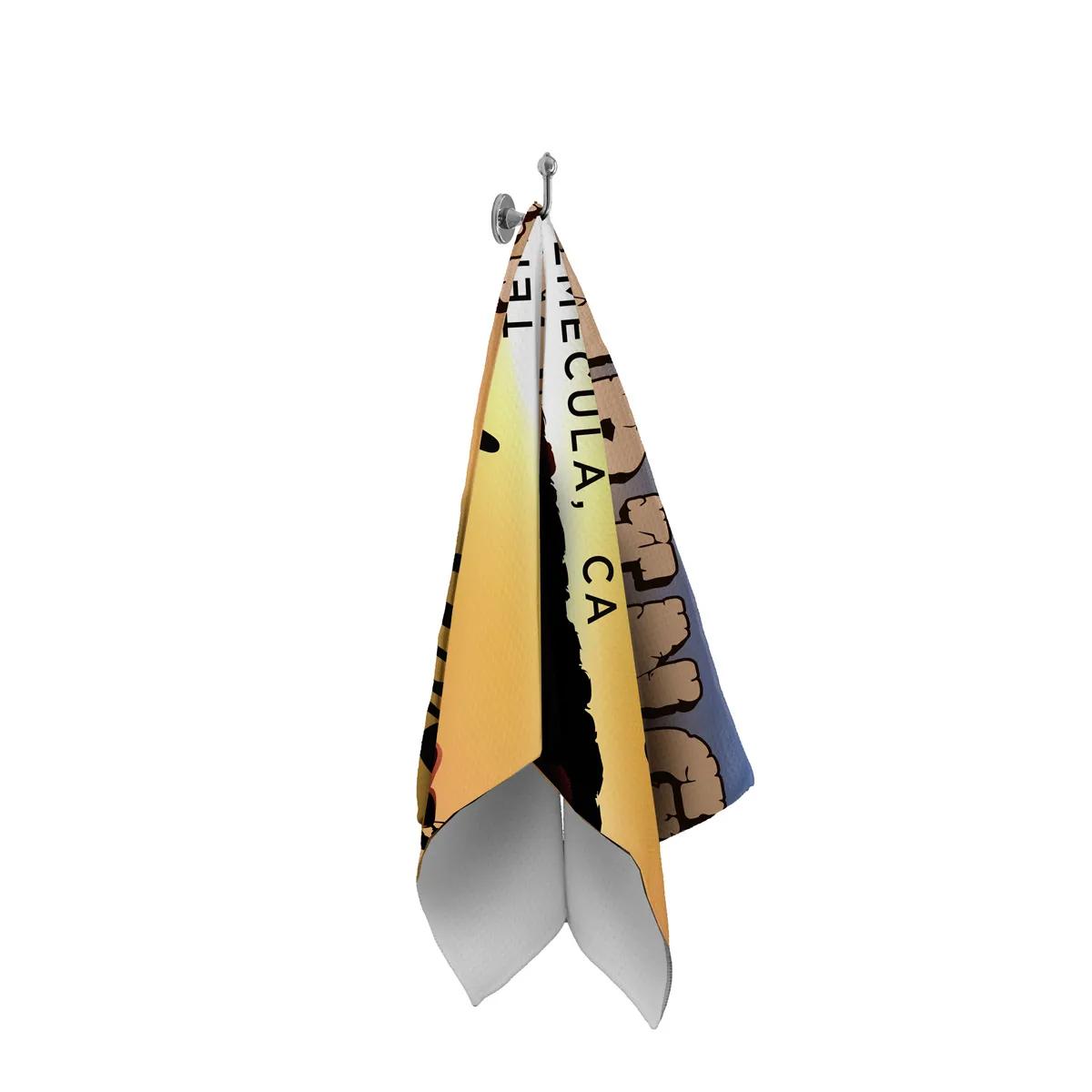 Sports Gym Towel Waffle Weave Polyester - 12 x 32 in - product view 18