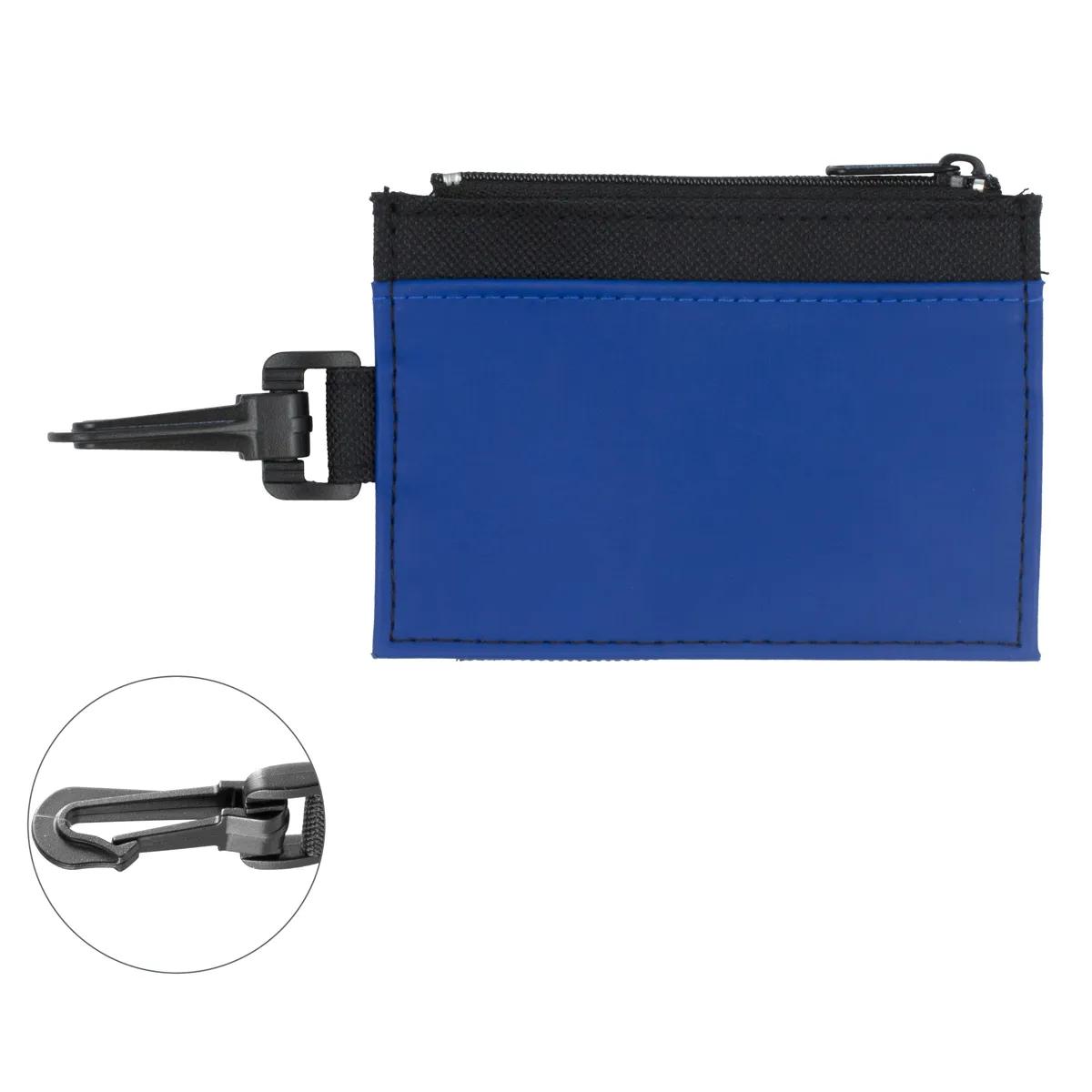 ID Holder Wallet with Carabiner Polyester - 4.5 x 3.25 in - product view 11
