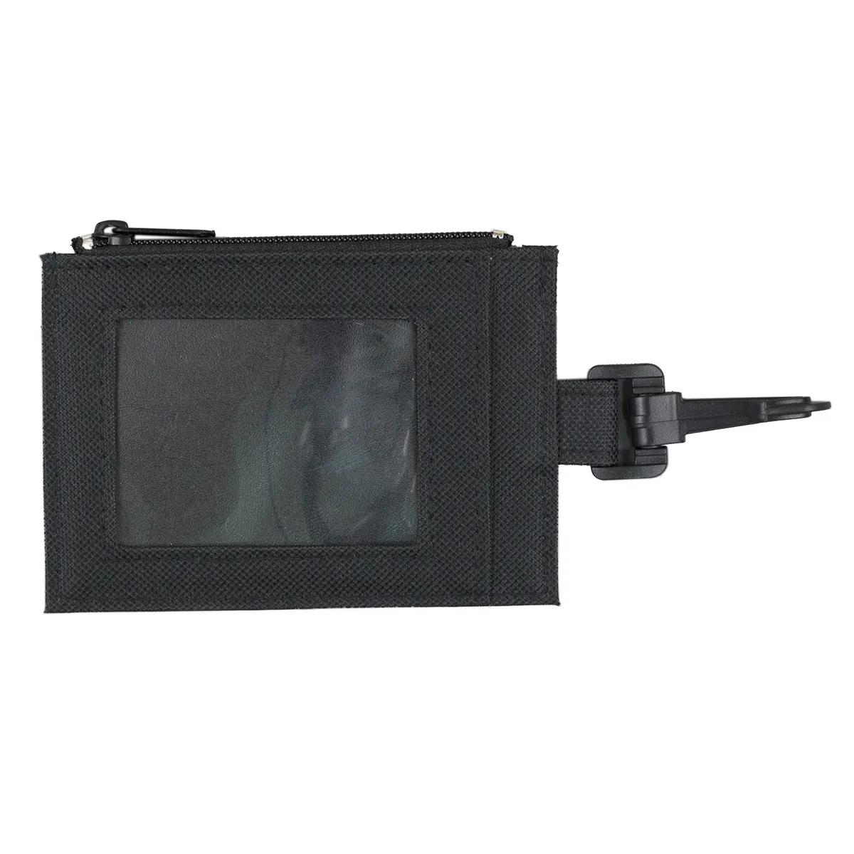 ID Holder Wallet with Carabiner Polyester - 4.5 x 3.25 in - product view 13