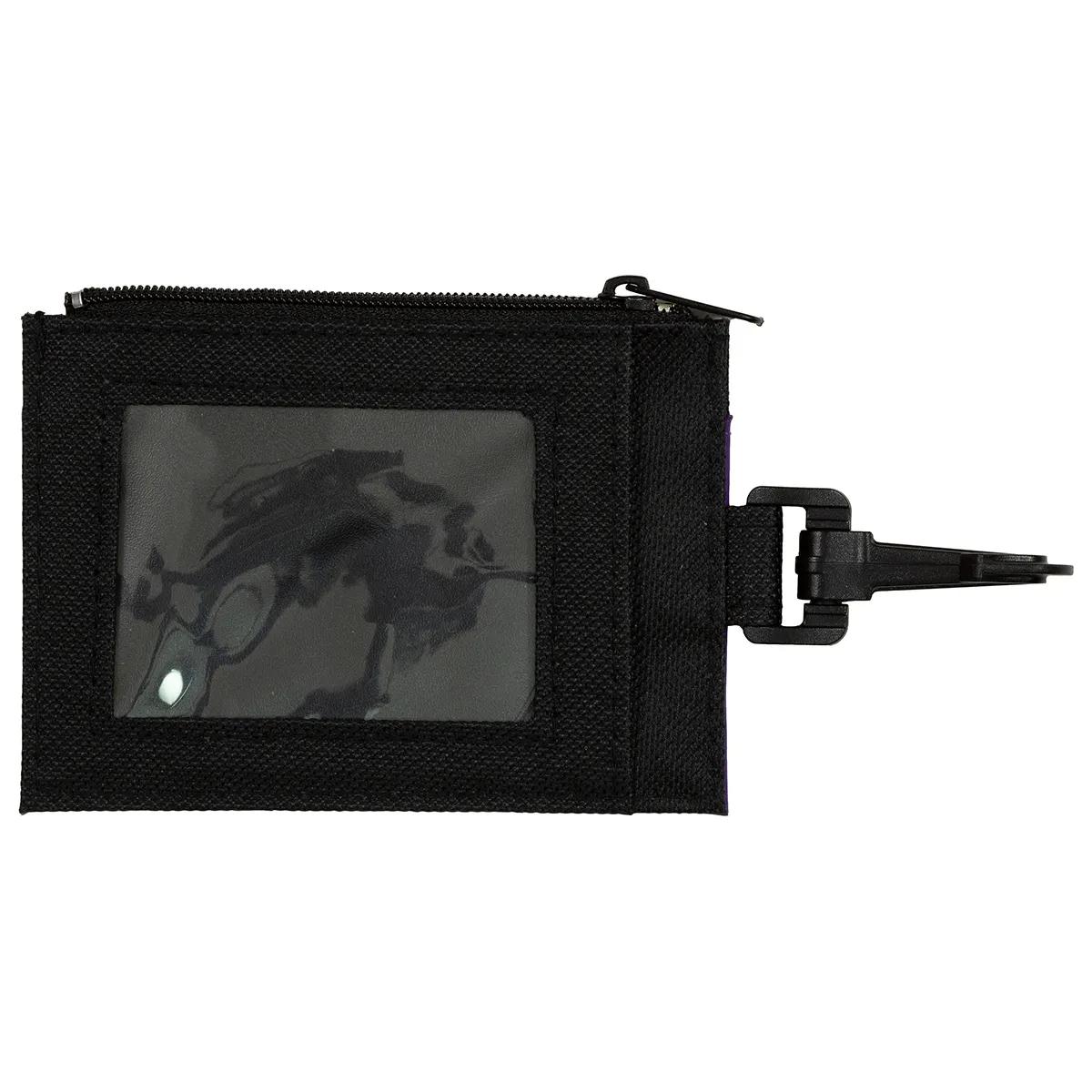 ID Holder Wallet with Carabiner Polyester - 4.5 x 3.25 in - product view 14