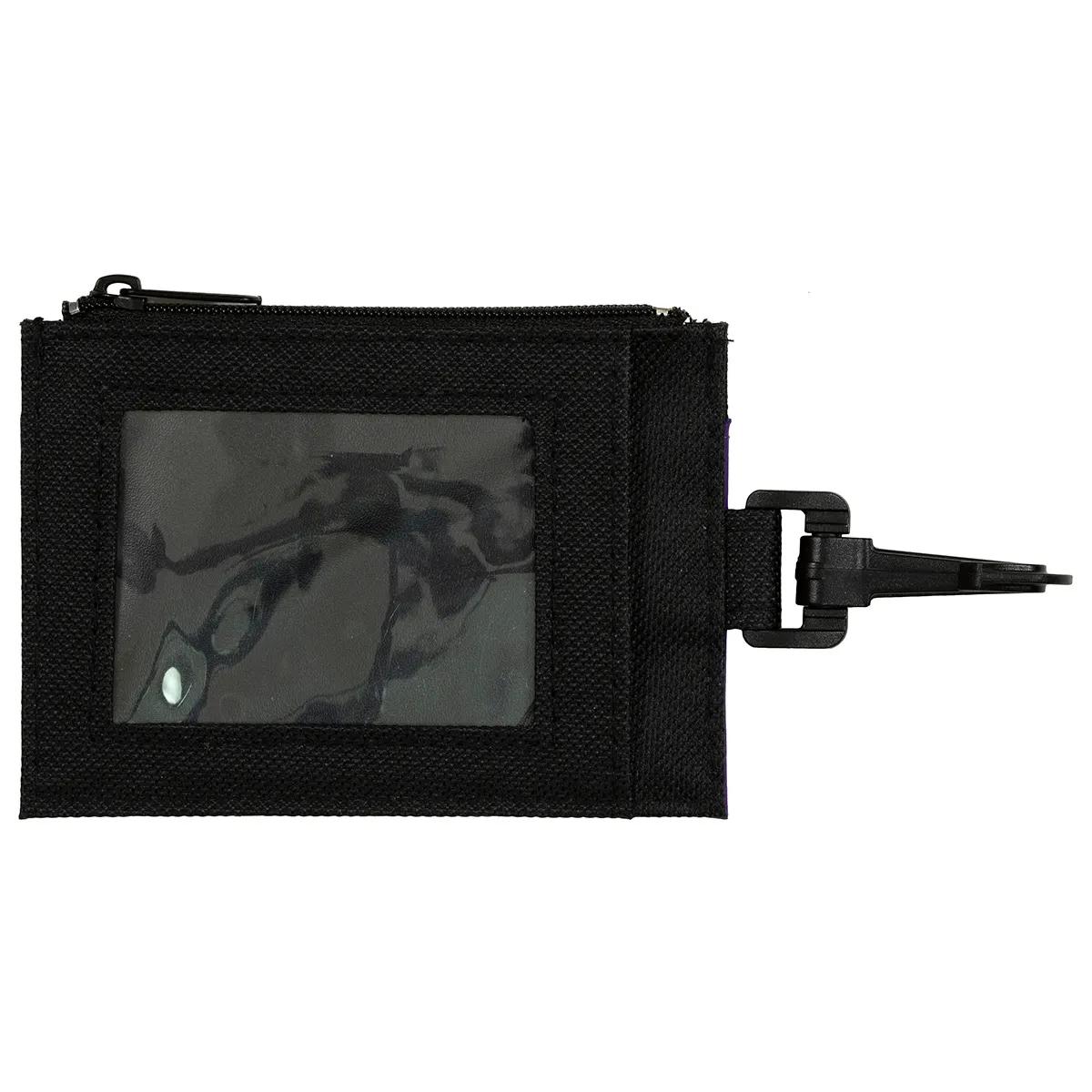 ID Holder Wallet with Carabiner Polyester - 4.5 x 3.25 in - product view 15