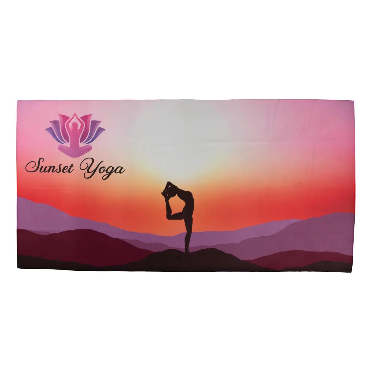 Beach Towel Ultra-Thin Recycled RPET Polyester - 60 x 30 in - product view 13