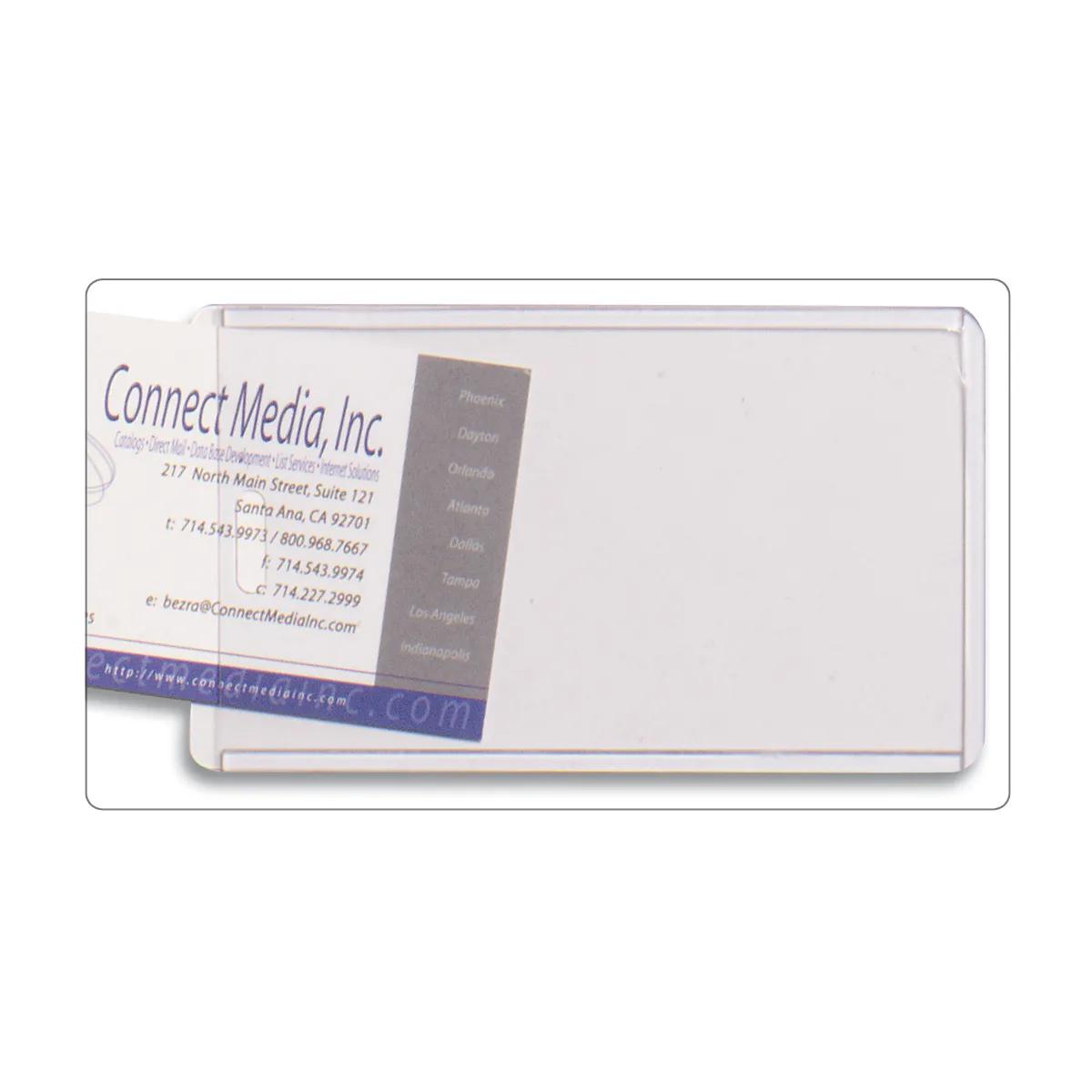 Luggage Tag Acrylic Full Color ID Slip Pocket - 4.25 x 2.5 in - product view 6