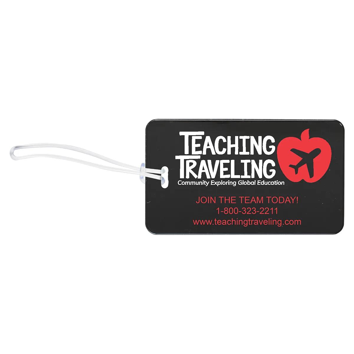 Luggage Tag Acrylic Spot Color ID Slip Pocket - 4.25 x 2.5 in - product view 5