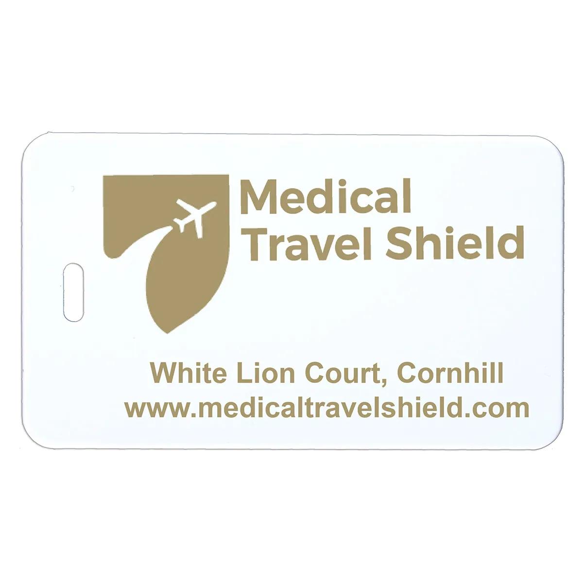 Luggage Tag Acrylic Spot Color ID Slip Pocket - 4.25 x 2.5 in - product view 9