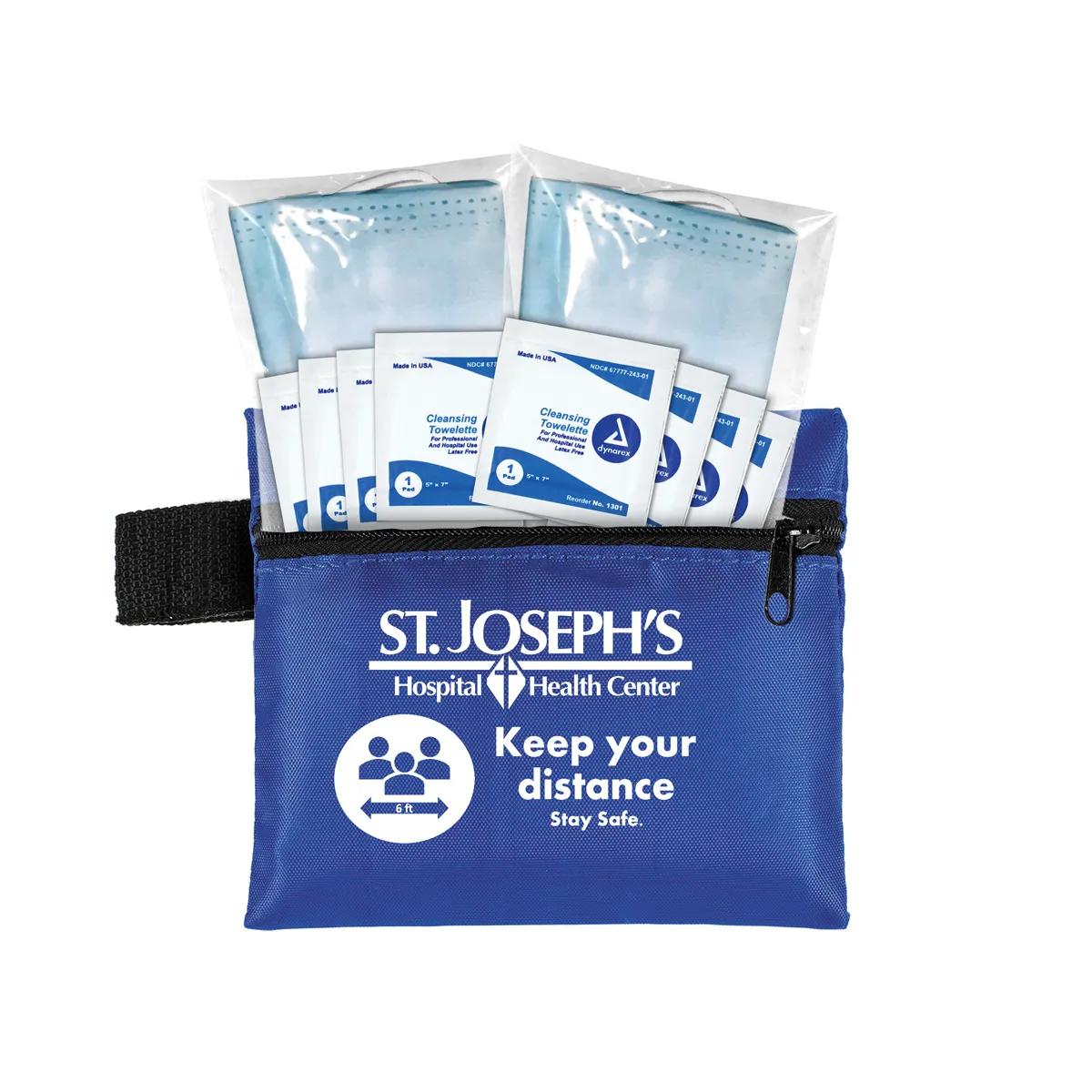 First Aid Kit Travel Zipper Pouch Wipe Down - 5 x 4.25 in - product view 3