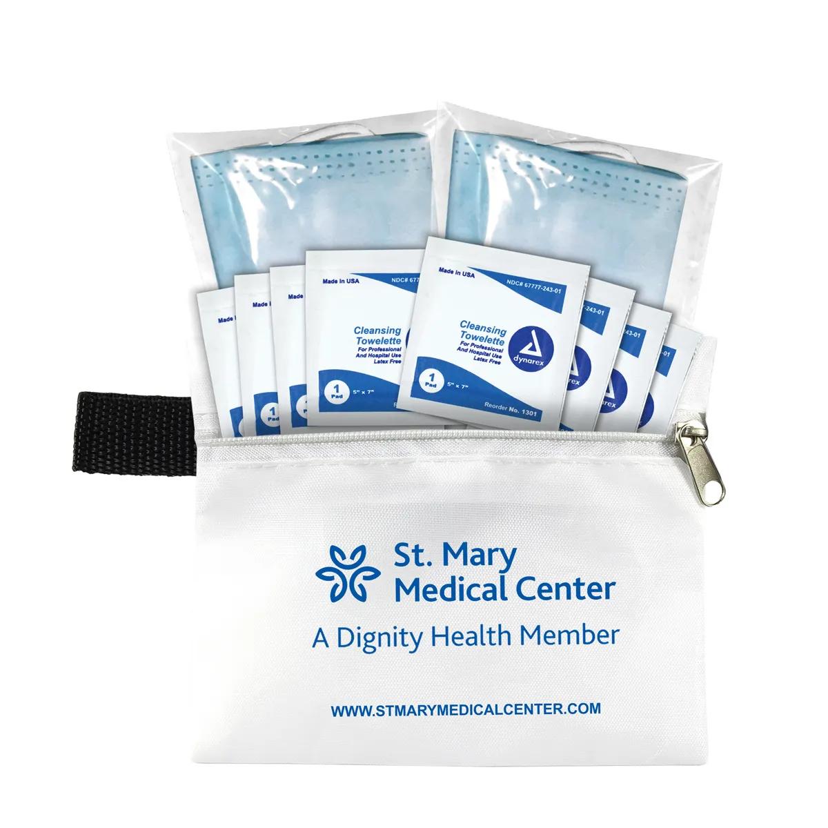 First Aid Kit Travel Zipper Pouch Wipe Down - 5 x 4.25 in - product view 9