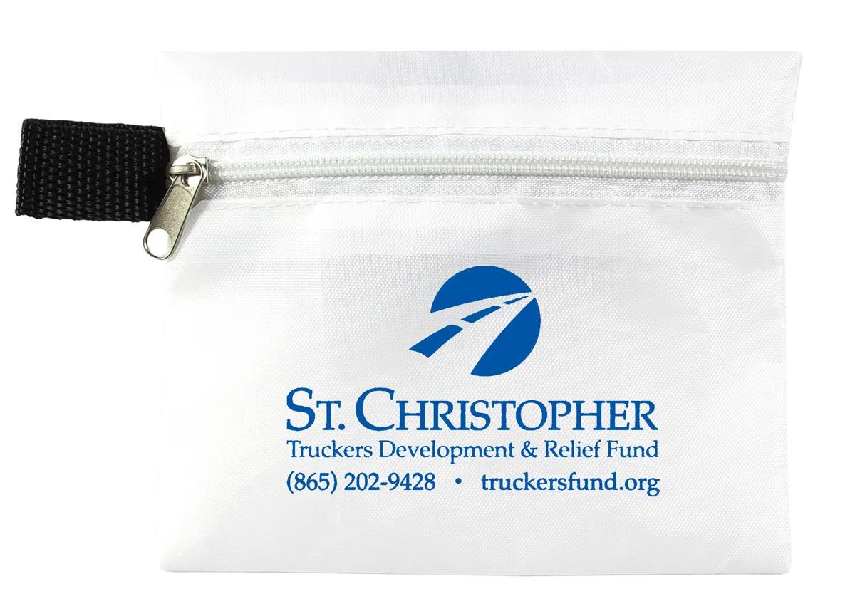 First Aid Kit Travel Zipper Pouch Wipe Down - 5 x 4.25 in - product view 13