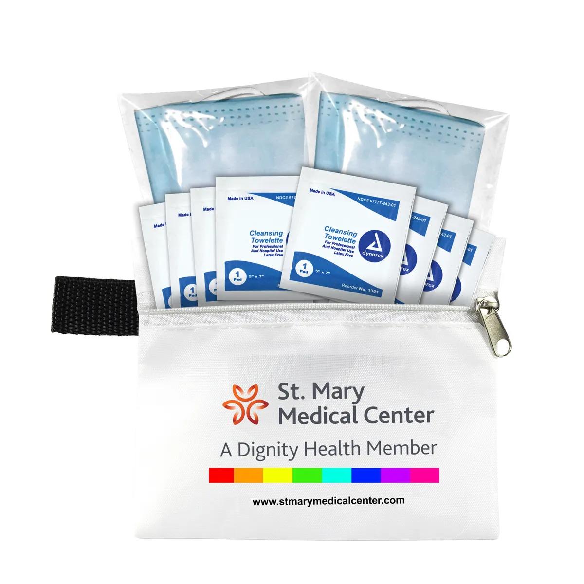 First Aid Kit Travel Zipper Pouch Wipe Down - 5 x 4.25 in - product view 23