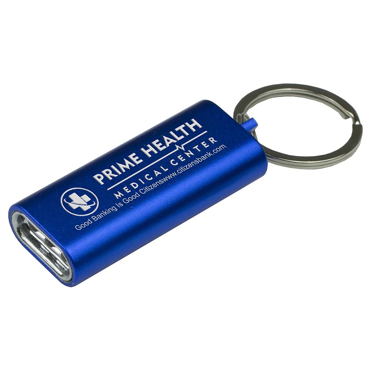 LED Keychain Light Aluminum Ultra Thin 3 LED - 2.25 x 1 in - product view 2