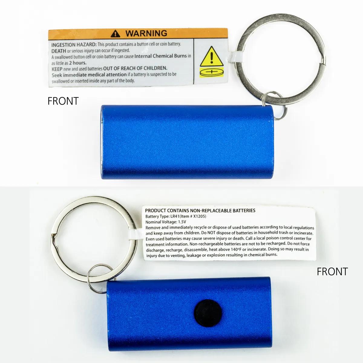 LED Keychain Light Aluminum Ultra Thin 3 LED - 2.25 x 1 in - product view 12