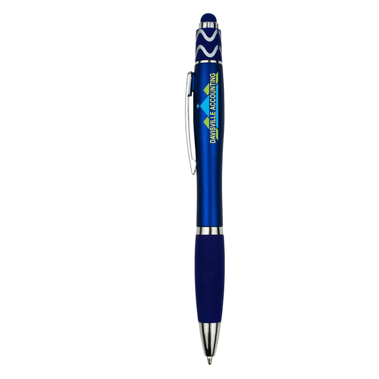 Spinning Stylus Pen with Stress Relief ABS Plastic - 5.75 in - product view 2