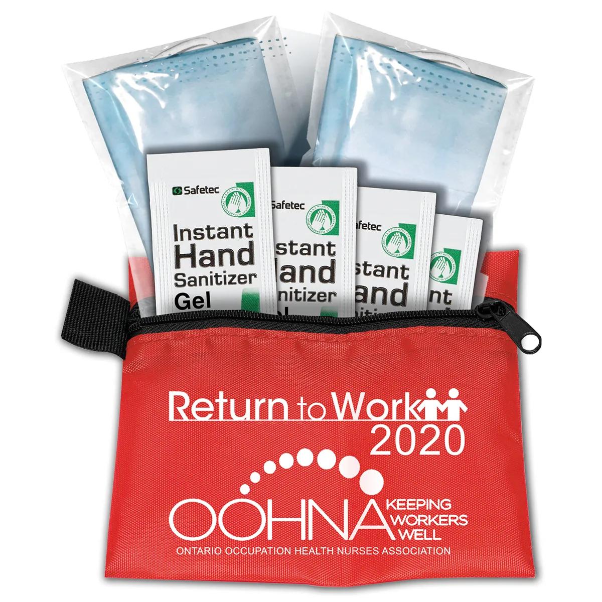 Safety First Aid Kit 6 Piece Polyester Pouch - 5 x 4.25 in - product view 3