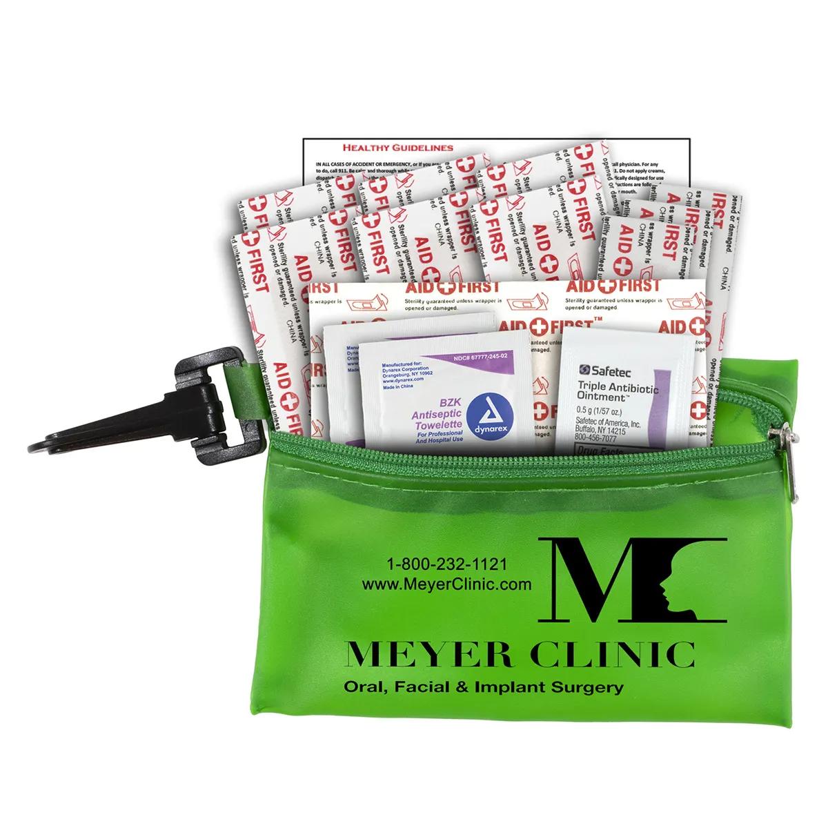 First Aid Kit Plus 14 Piece with Antibiotic Ointment - 4.9 x 3.5 in - product view 5