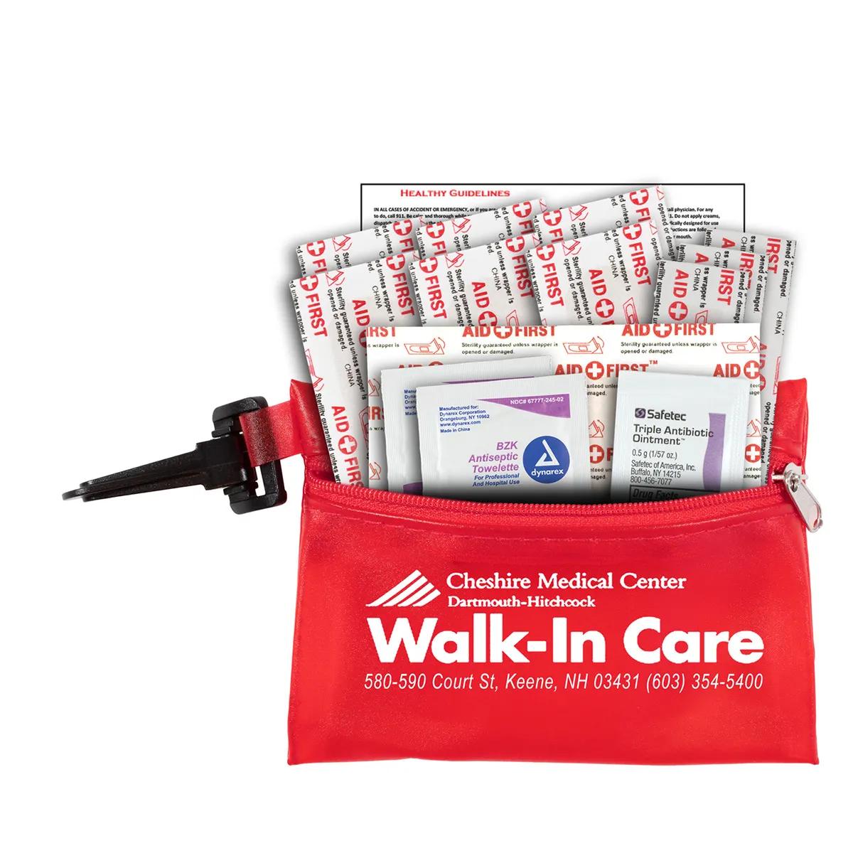 First Aid Kit Plus 14 Piece with Antibiotic Ointment - 4.9 x 3.5 in - product view 7