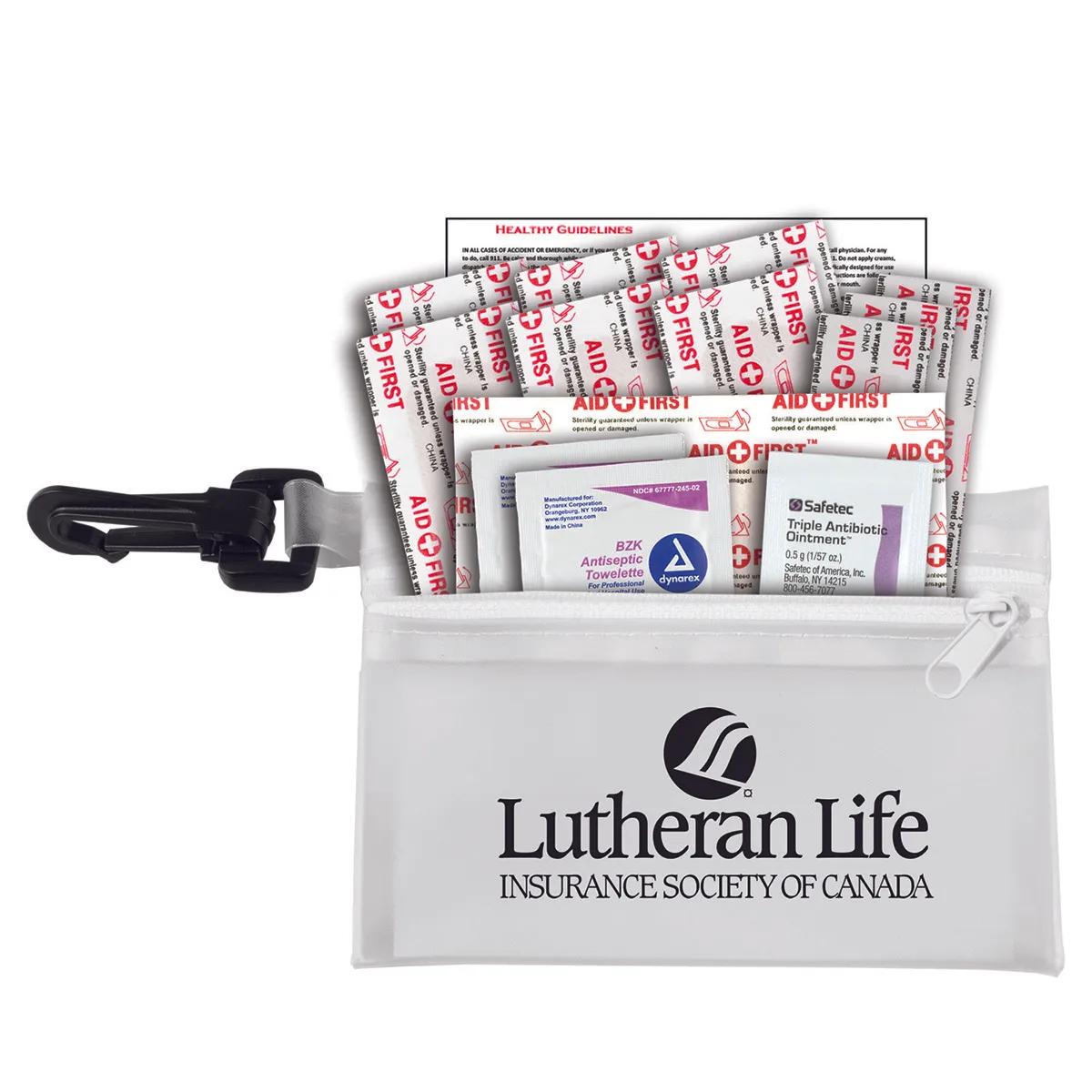 First Aid Kit Plus 14 Piece with Antibiotic Ointment - 4.9 x 3.5 in - product view 9