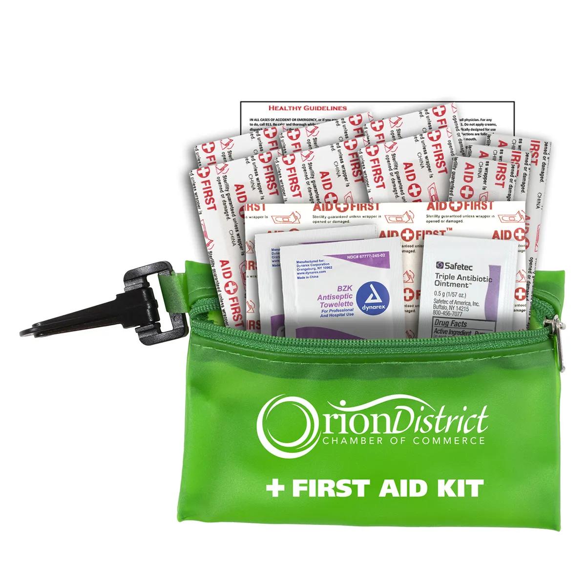 First Aid Kit Plus 14 Piece with Antibiotic Ointment - 4.9 x 3.5 in - product view 10