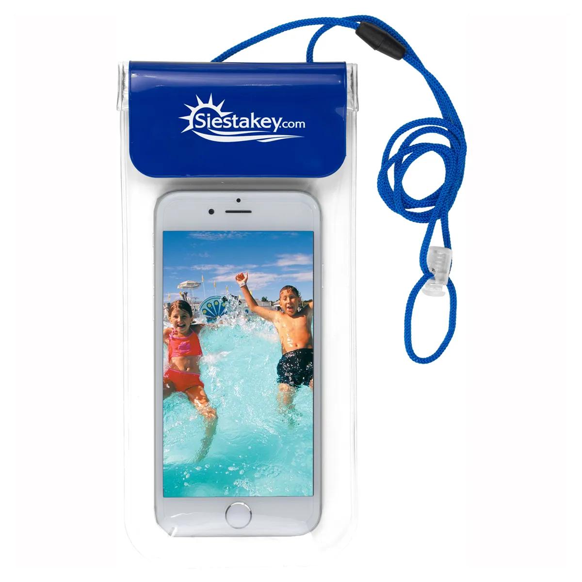 Waterproof Phone Case with Touch Screen Lanyard - 10.38 x 4.63 in - product view 10