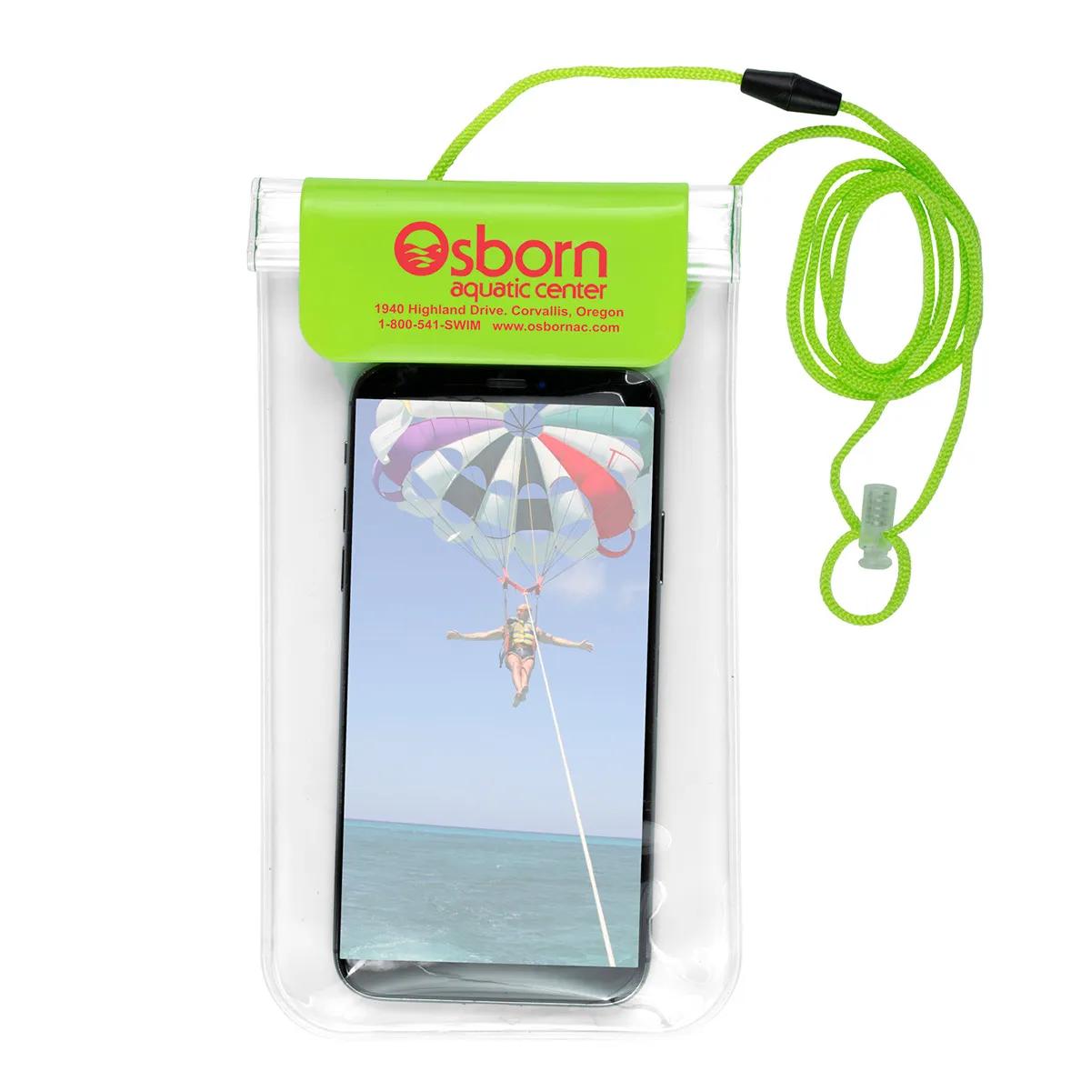 Waterproof Phone Case with Touch Screen Lanyard - 10.38 x 4.63 in - product view 37