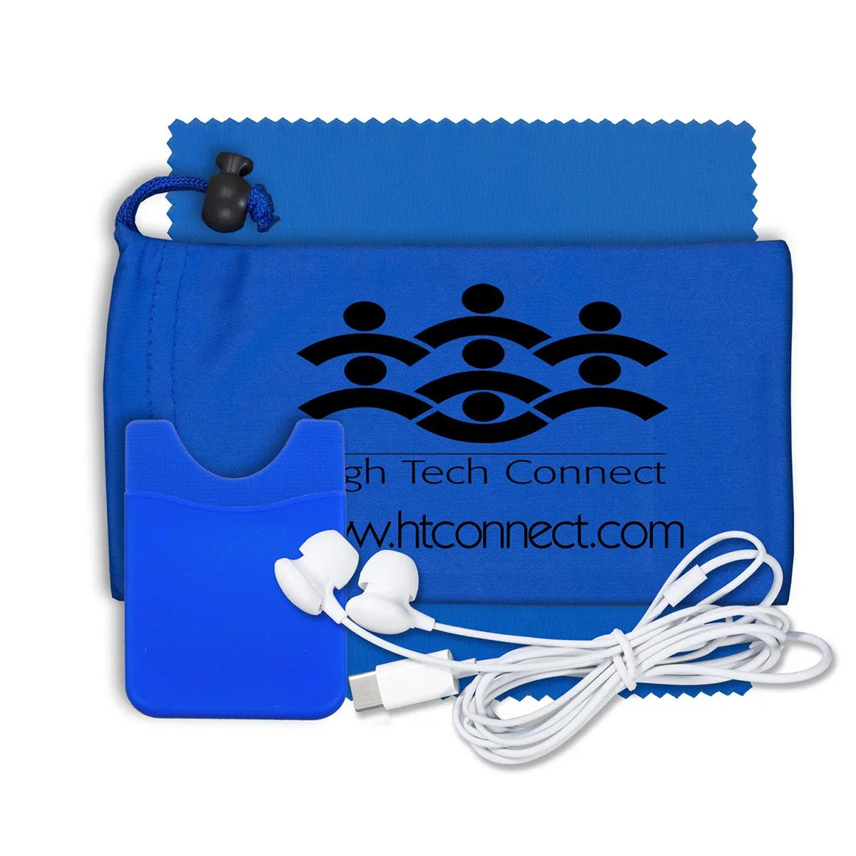 Mobile Tech Earbud Kit Microfiber with Phone Wallet - 3.5 x 7 in - product view 7