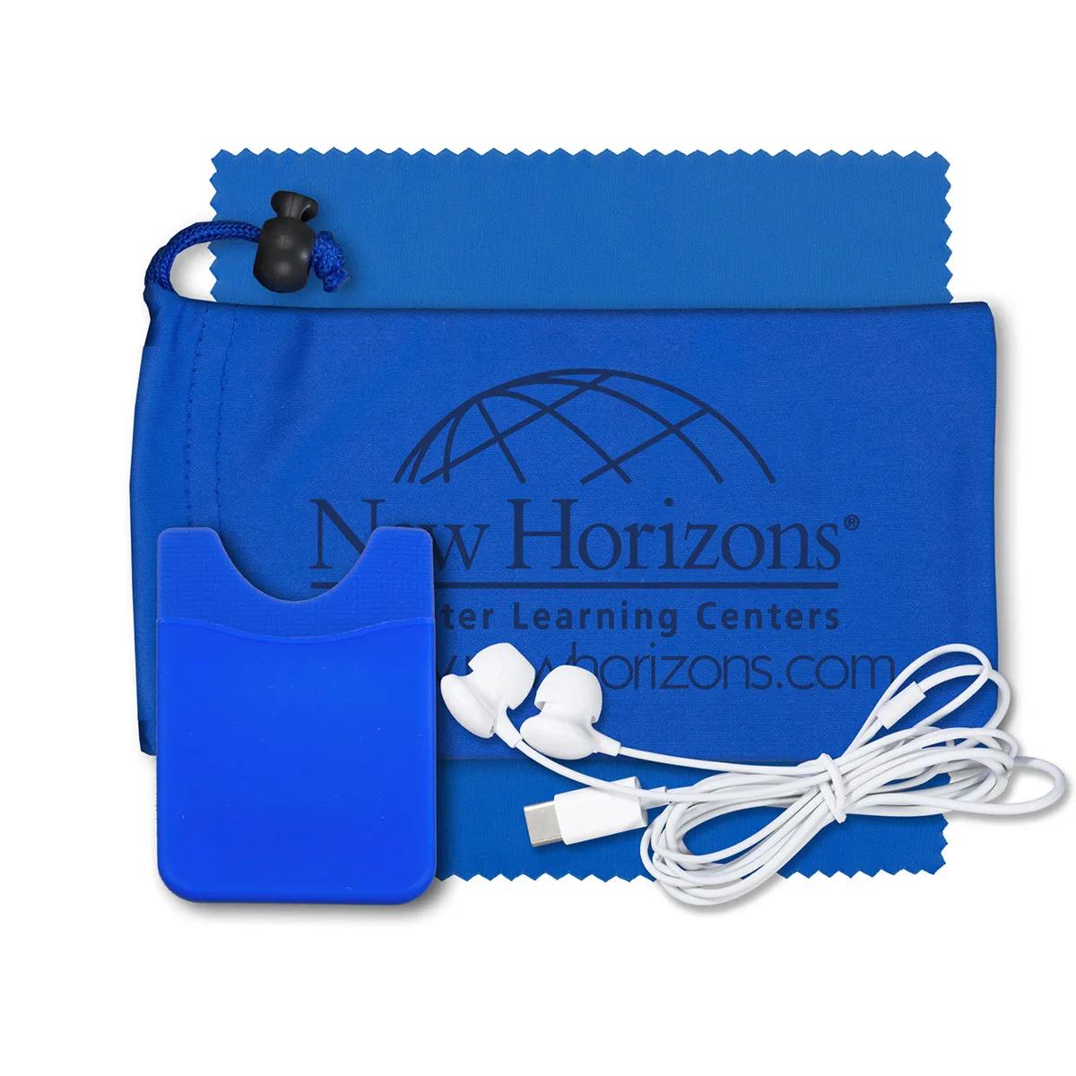 Mobile Tech Earbud Kit Microfiber with Phone Wallet - 3.5 x 7 in - product view 9