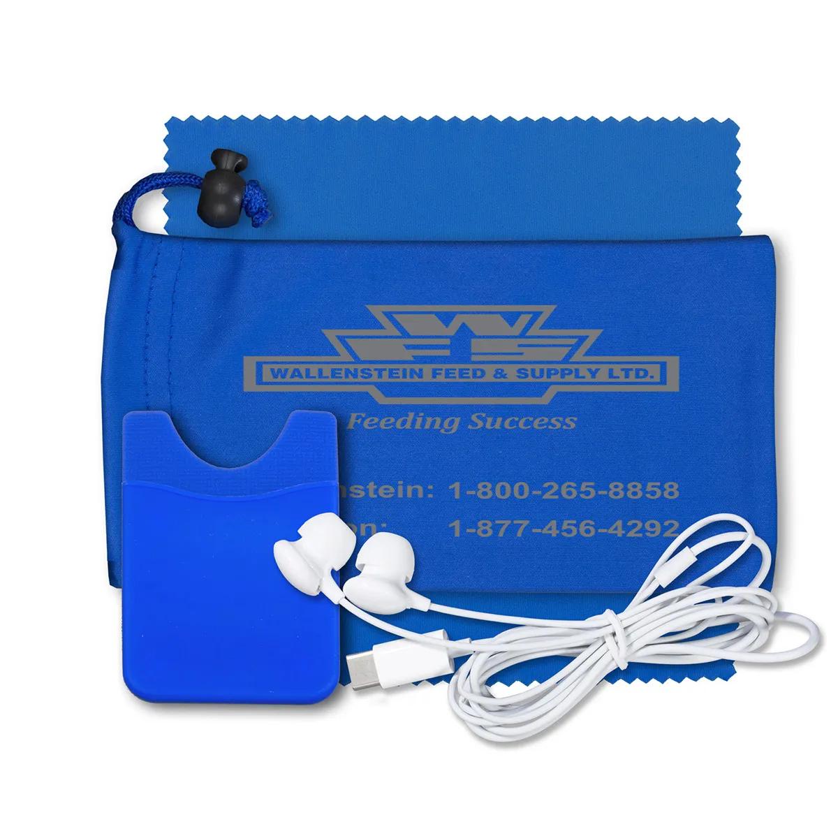 Mobile Tech Earbud Kit Microfiber with Phone Wallet - 3.5 x 7 in - product view 10