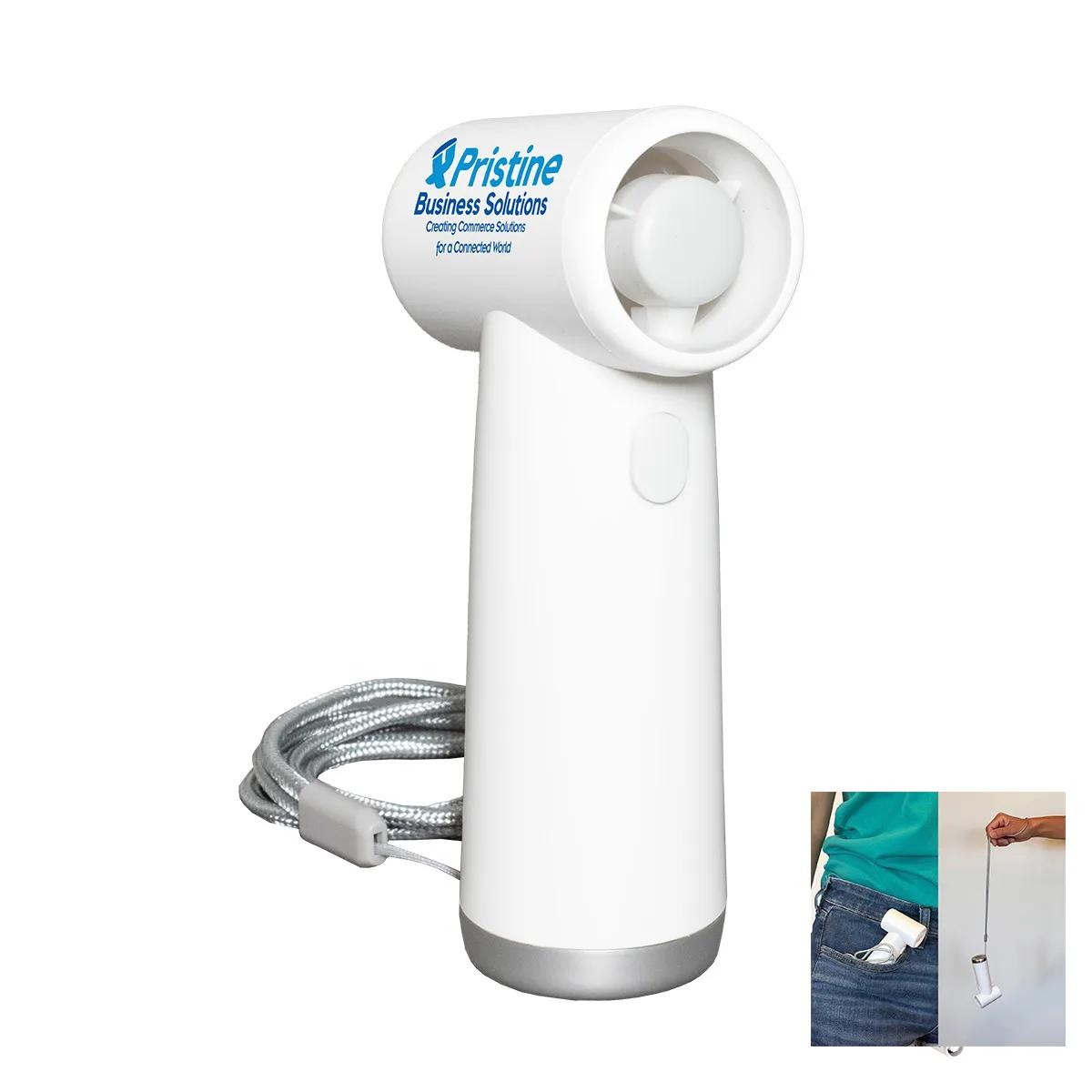 High Speed Desktop Fan 24 MPH Stainless Steel - 4.5 x 2.25 in