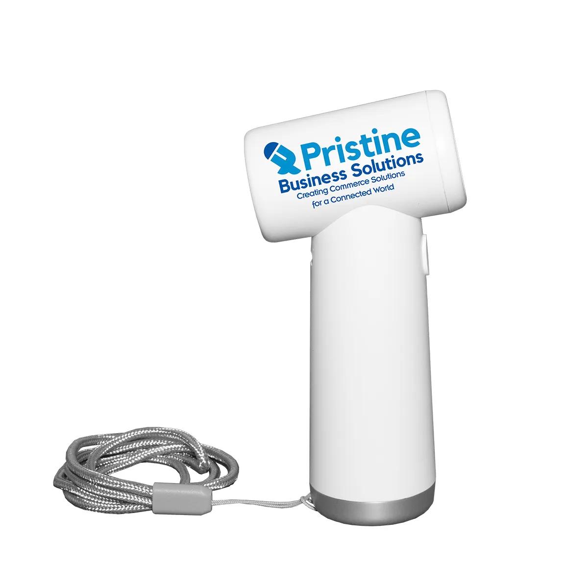 High Speed Desktop Fan 24 MPH Stainless Steel - 4.5 x 2.25 in - product view 2