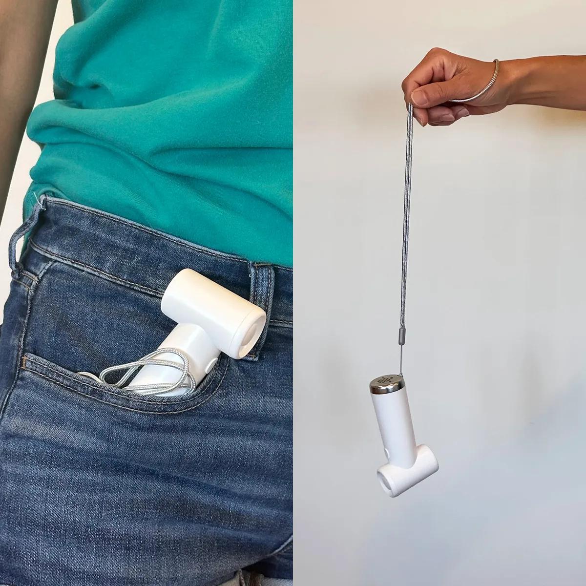 High Speed Desktop Fan 24 MPH Stainless Steel - 4.5 x 2.25 in - product view 7